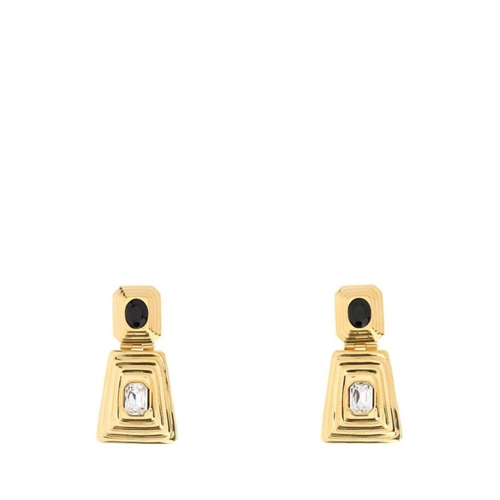 Alessandra Rich Women Gold Metal Earrings